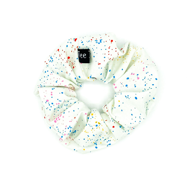 Rightsized Scrunchie - White Speckle