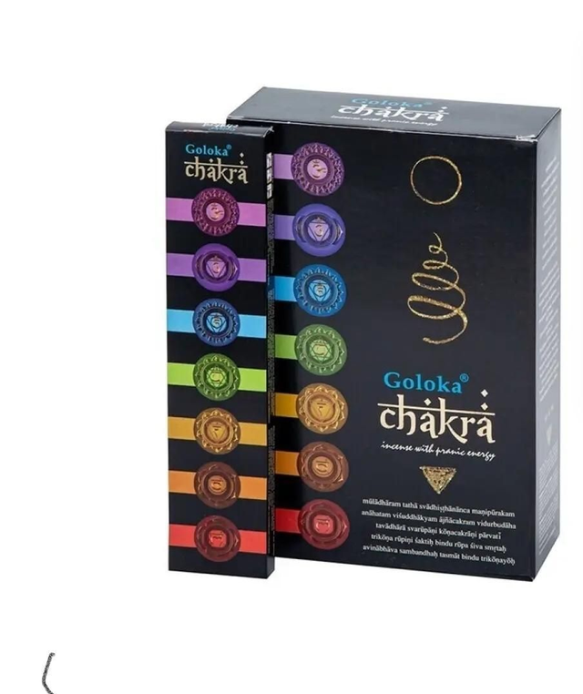 Incenso Goloka Black 15g chakra
