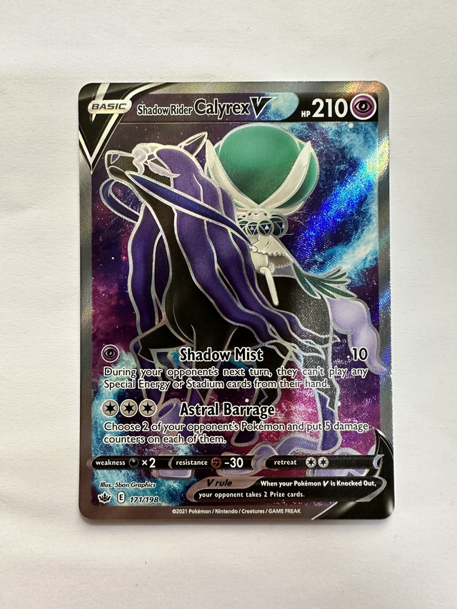 Shadow Rider Calyrex V Silver Tempest 171/198