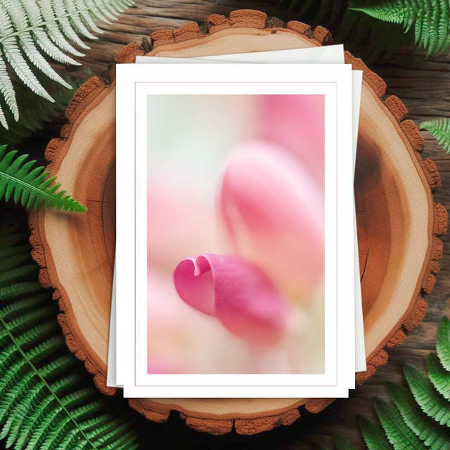 B107 - 4 Cartes doubles - Thème fleurs n°2 - Port compris