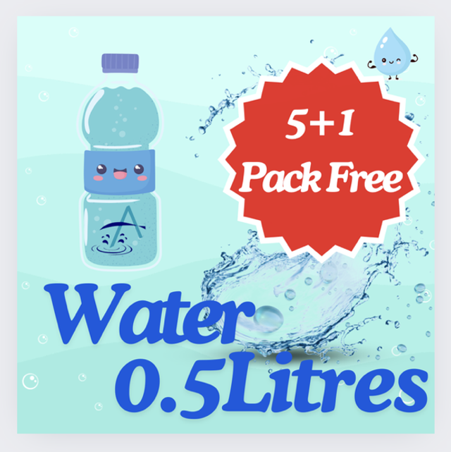 Water 0.5 Litre (5+1)