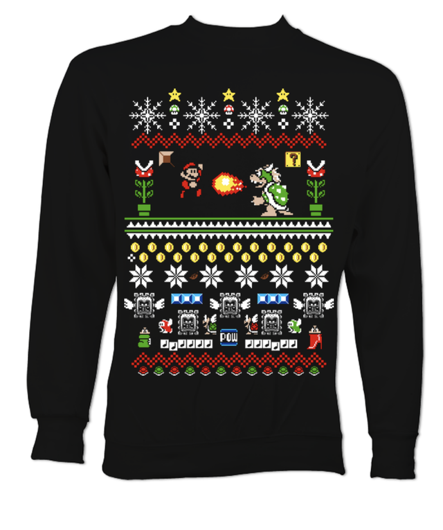 Super Mario Bros Christmas Jumper