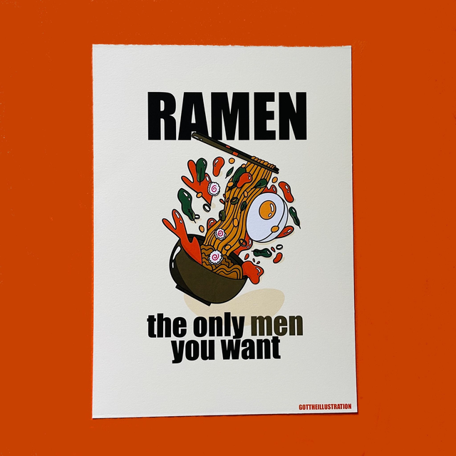 Affiche A4 ramen 