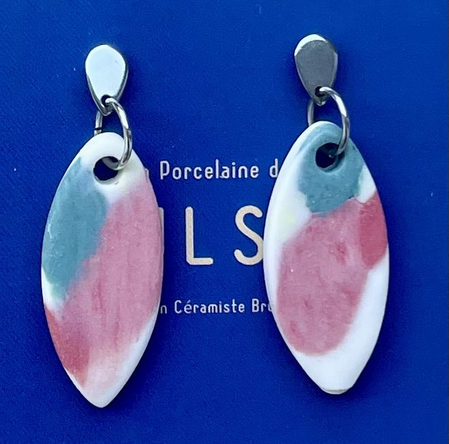 Boucles d&quot;oreilles &quot;Surf&quot; modèle 5