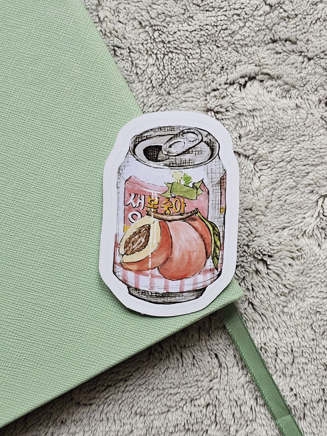 Sticker grand Canette coréenne