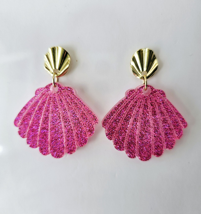 JACKIE rose fuchsia mat à paillettes