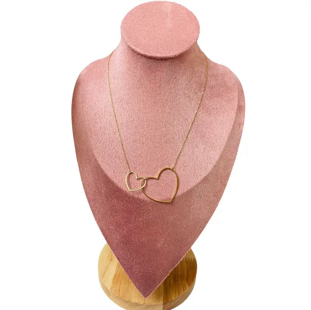 Collier Double Coeur
