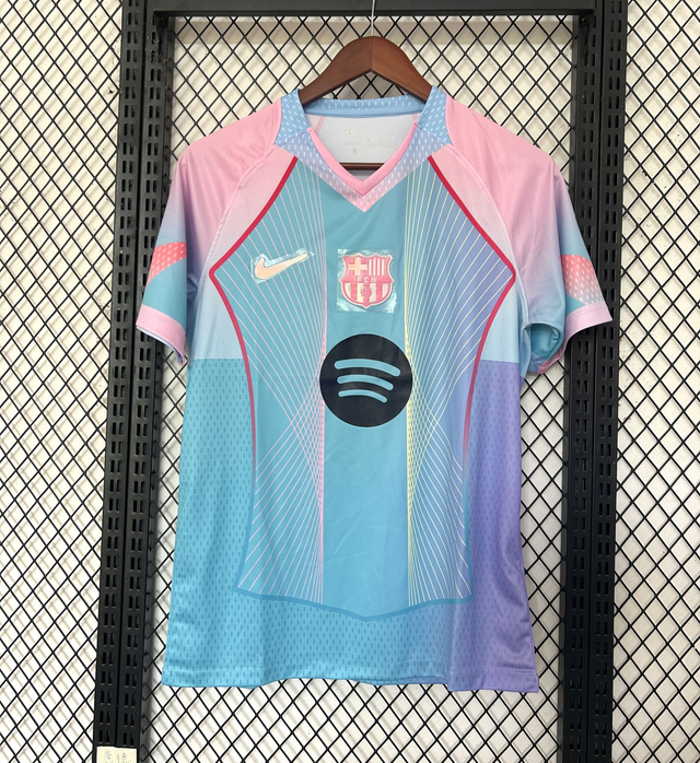 Camiseta Barcelona Edición Especial - Versión Fan (Azul - Rosa) - 25-26