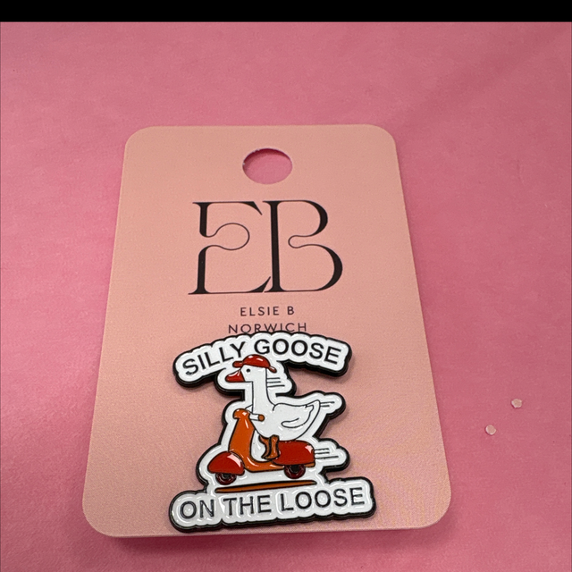 Silly goose on the loose pin