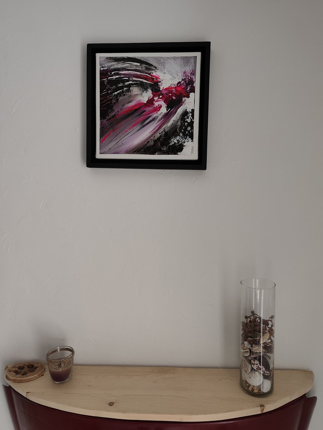 tableau Moderne fluorescent- art contemporain - art abstrait création originale