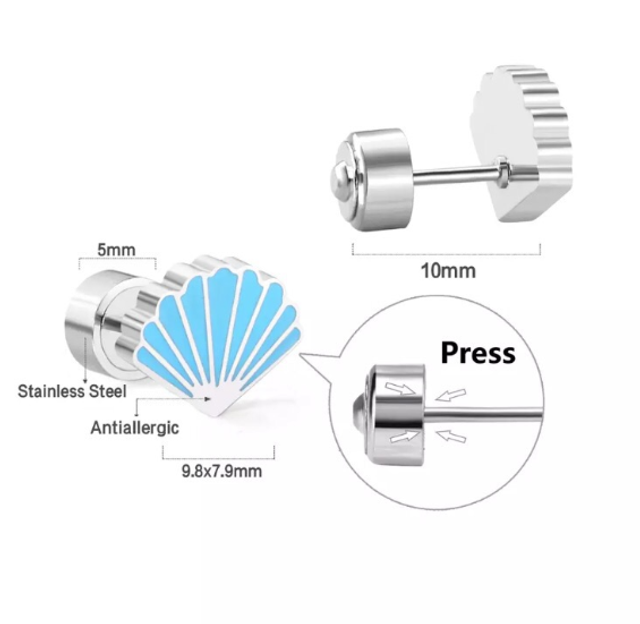 Shell Comfort Back Studs