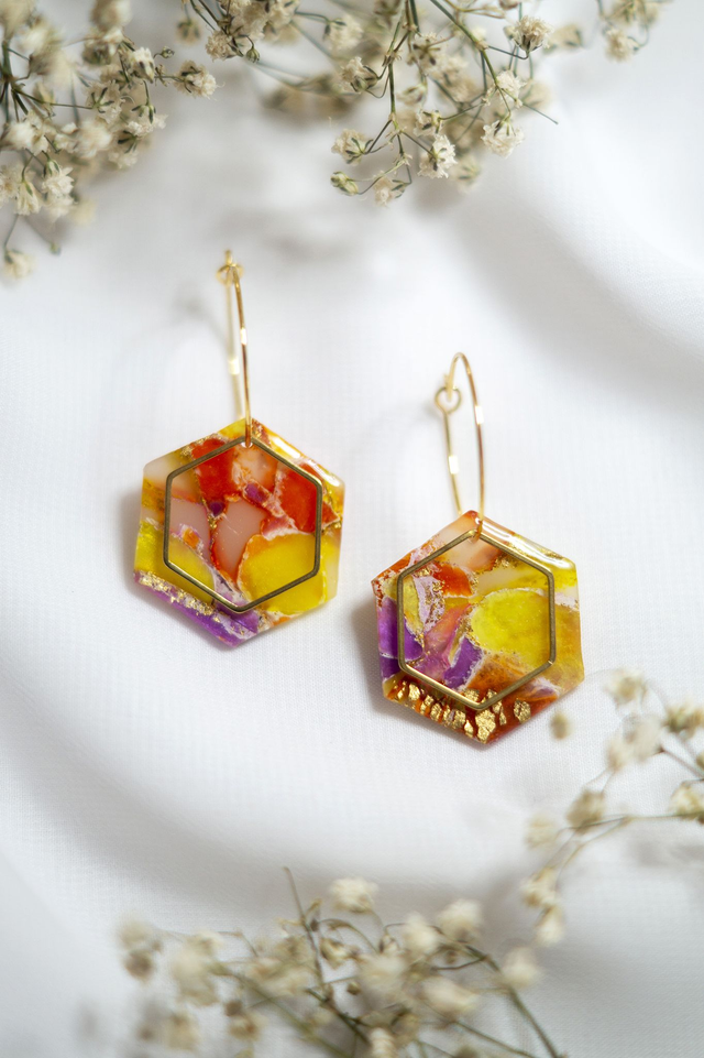 Coloris pop - Boucles Athéna