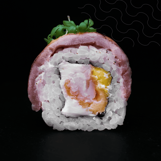 #10 Filadelfia Atún Tataki y Langostino Tempura