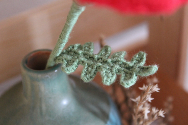 Pavot en crochet - Symbole de souvenir et de paix