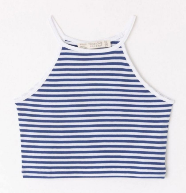 Débardeur top cropped fille (Terranova)