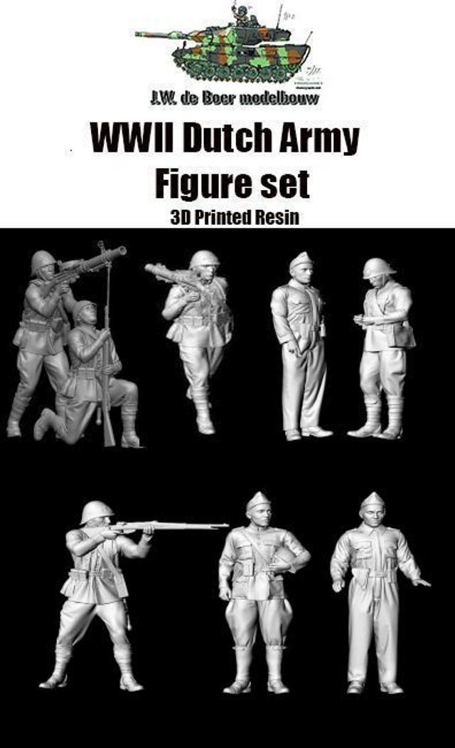 WW2 Dutch Army Figure Set (1/72 &amp; 1/87)