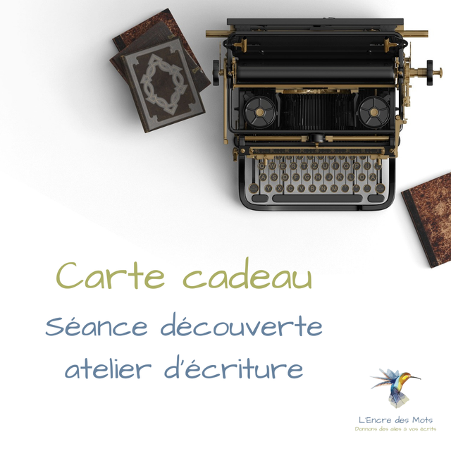 Carte cadeau atelier d'écriture adolescent