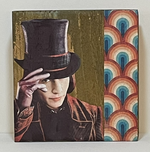 Holzblock Wonka Gold - Jane Framer 