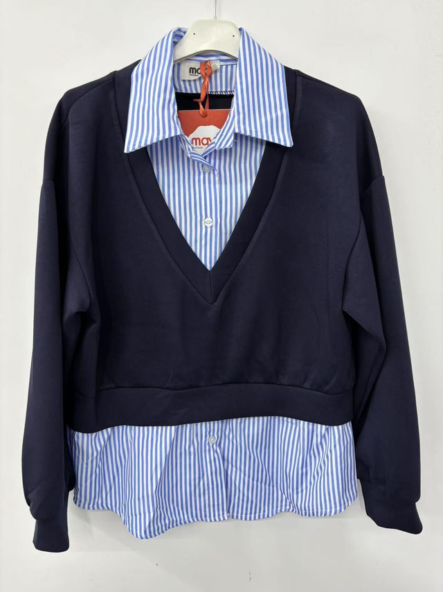 Chemise gilet intégré 