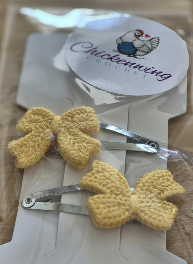 Handmade Little bow clips