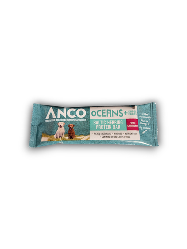 ANCO OCEANS + PROTEIN BAR WITH CRANBERRY 25G