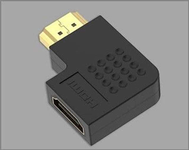 Adaptateur HDMI coudé - M/F