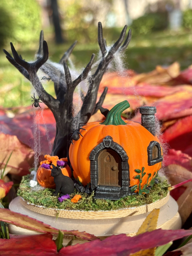 🎃 Terrarium verre - Édition Halloween