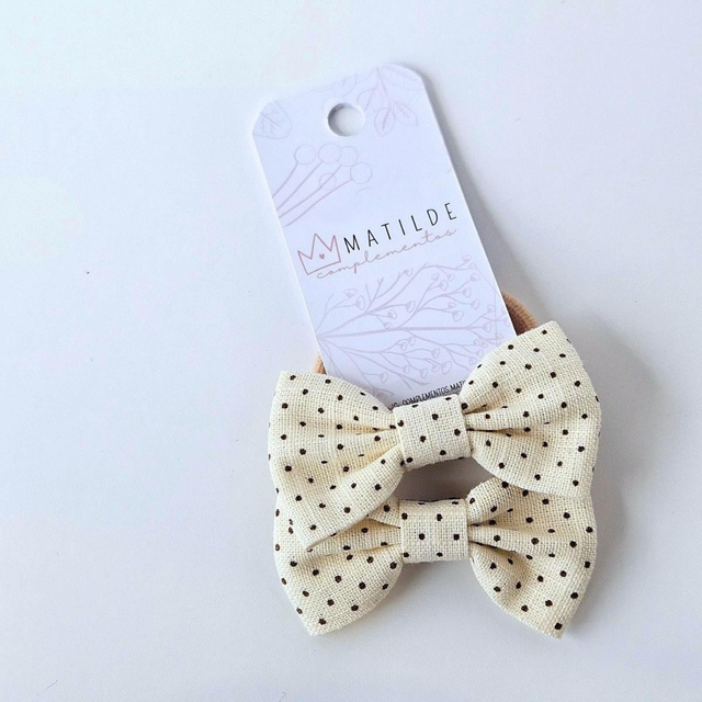 Colet Lazo Par Puntos Café Beige