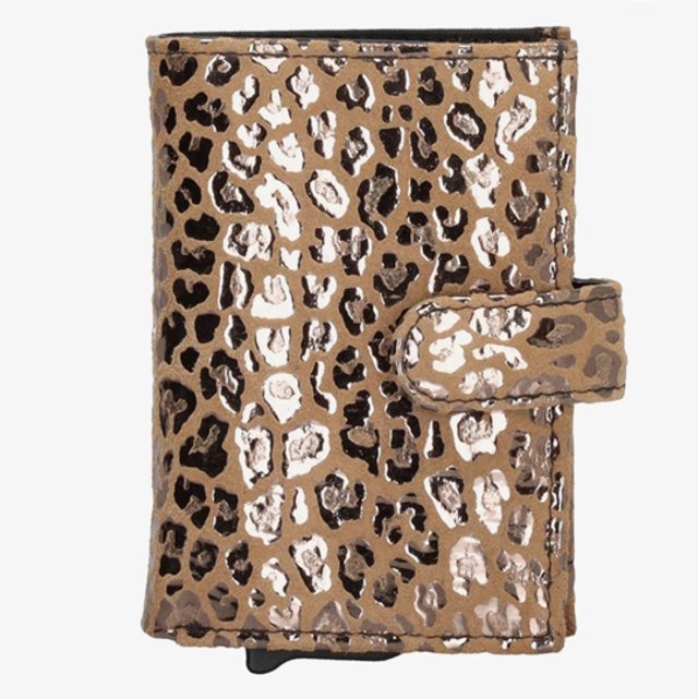 Charm London Leren Camberwell Creditcard etui lichtbruin 