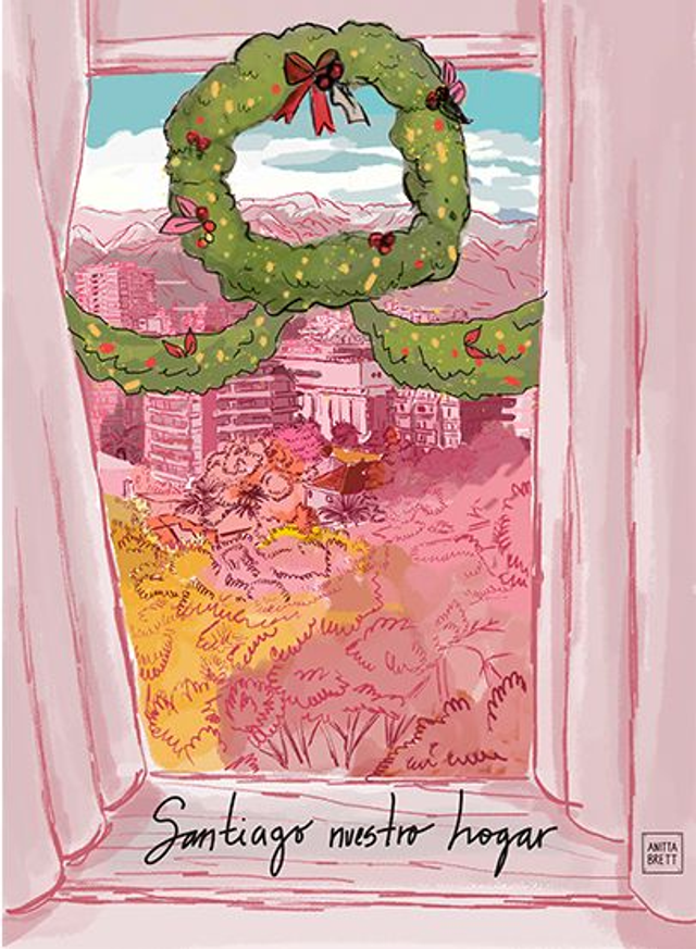 Santiago de Chile en Navidad