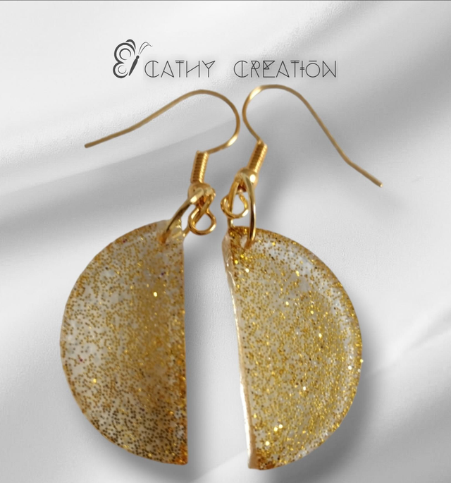 Boucles d'oreilles demi cercle 