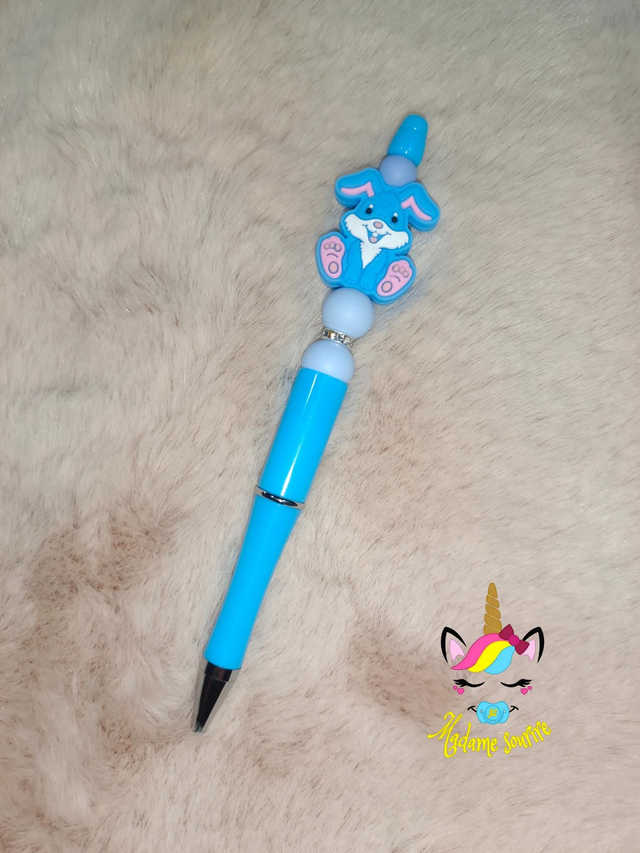 Stylo avec recharge Lapin