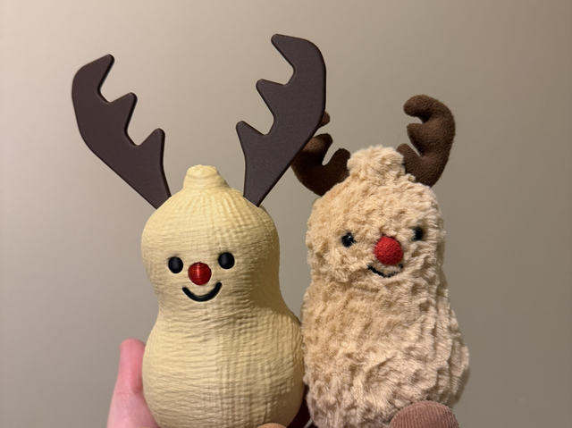 Jellycat inspired reindeer peanut