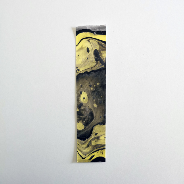 Marque-page Suminagachi