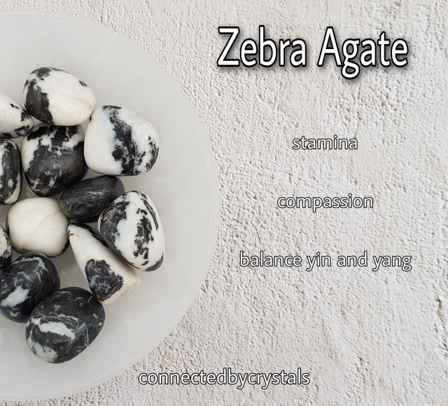 Zebra Agate Tumblestone 