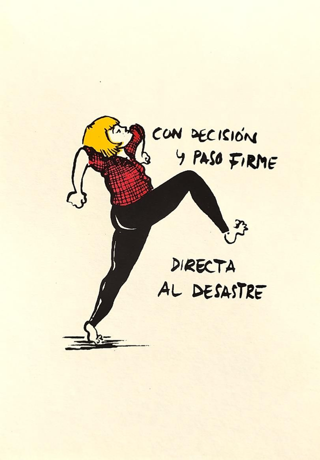 DIRECTA AL DESASTRE SERIGRAFIA TXAN GRAU