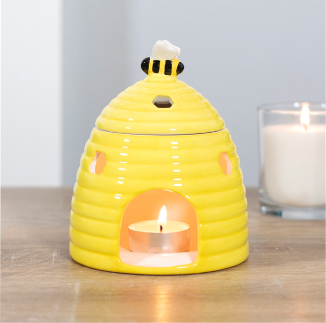 Yellow Beehive Wax Burner 