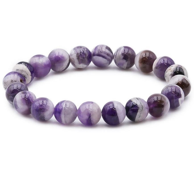 Bracelet Améthyste 10mm