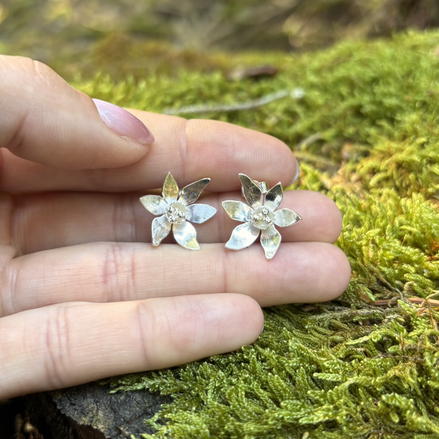 Boucles d’oreilles narcisses des poètes