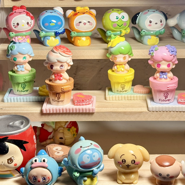 Dimoo inspired figure ornament set of 2, 3 sets to choose