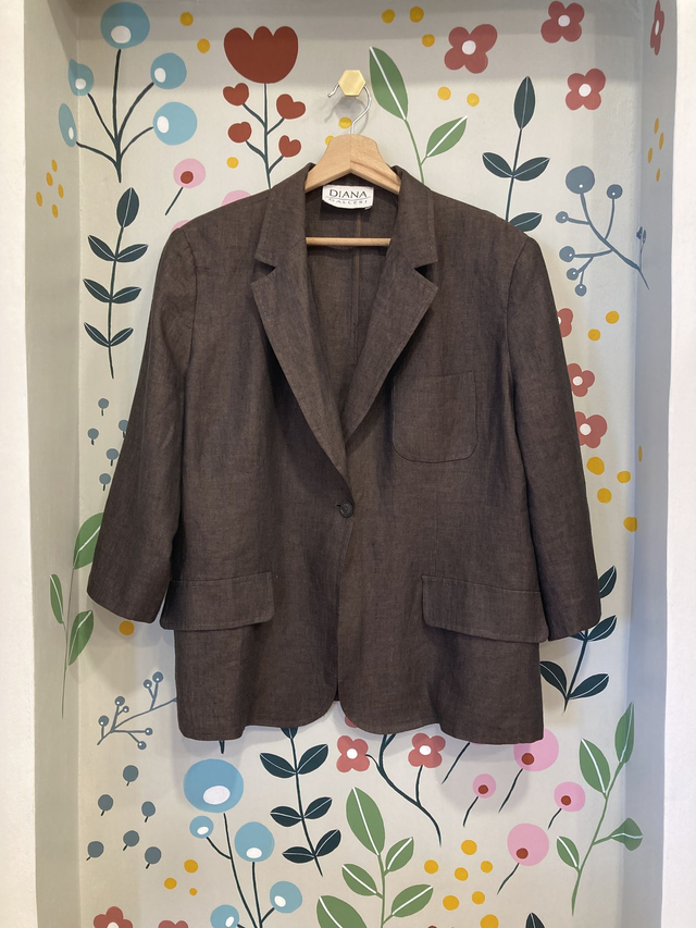 Blazer con maniche a 3/4