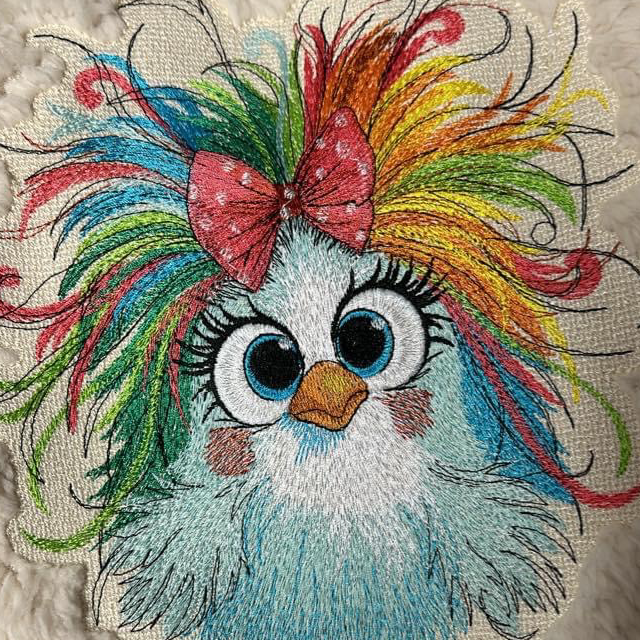 Crazy Chicken Large Shopping Bag