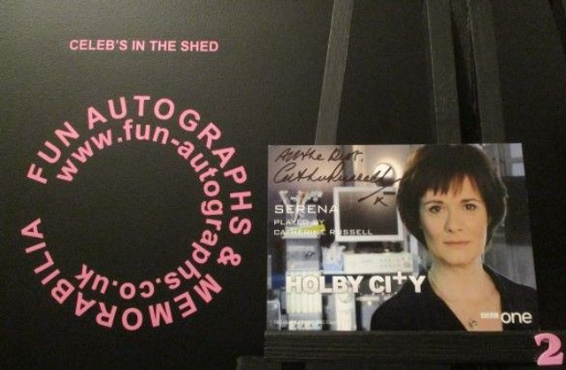 Catherine Russell (Serena) Authentic Autographed Holby City 6x4 Cast Card (2)
