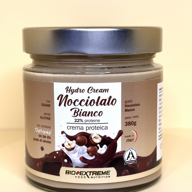 CREMA PROTEICA SPALMABILE GUSTO NOCCIOLATO BIANCO