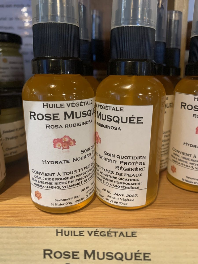 Huile végétale De  Rose Musquée  Bio  (Rosa rubiginosa) 30 ml 