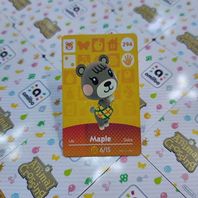 Tarjeta Amiibo Maple / Animal Crossing 294