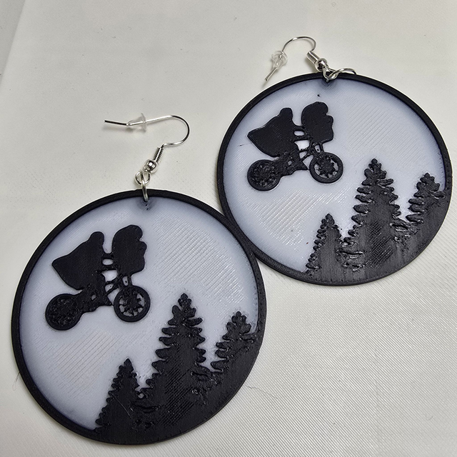 Boucles d'oreilles E.T