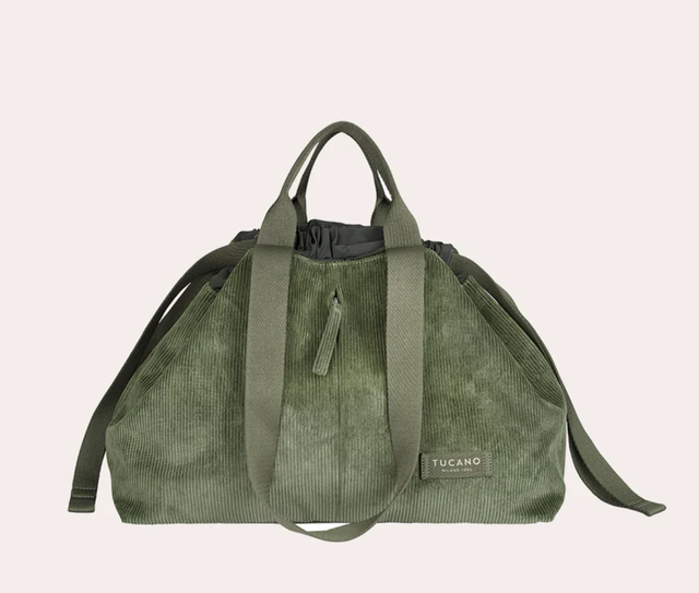 BCASH-VEL-M-V Borsa carry corduroy medium Tucano