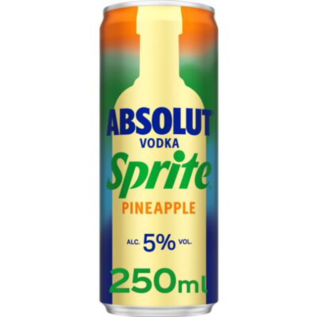Absolut Vodka sprite pineapple 250ml