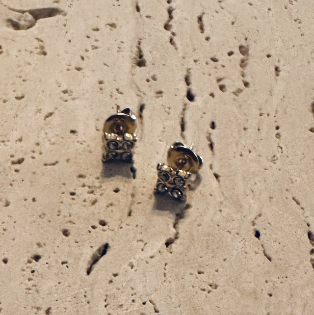 Oorknopjes klaver goud 